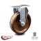 Service Caster 5 Inch High Temp Phenolic Wheel Rigid Top Plate Caster SCC-20R514-PHRHT-TP2 - alternate 4
